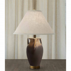 Orion Ewer Lamp Gold & Brown 25"