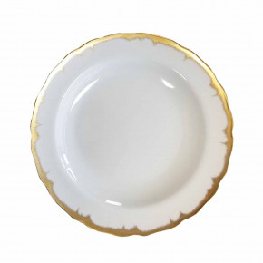 Chelsea Feather Gold Dessert Plate 8.25"