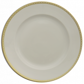 Gold Lattice Dinner Plate 10"