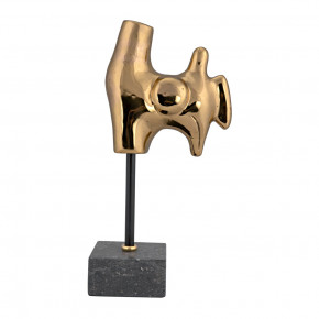 Goker Sculpture, Brass with Stand