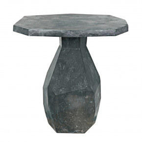 Polyhedron Side Table Black Marble