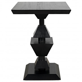 Majesty Side Table, Hand Rubbed Black