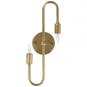 Rossi Sconce, Metal with Brass Finish