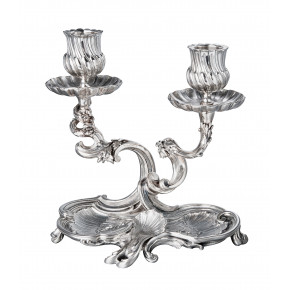 Rocaille Double branch candelabra