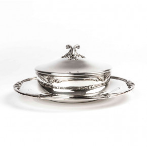 Acanthus Butter Dish 4.3 in L Silver