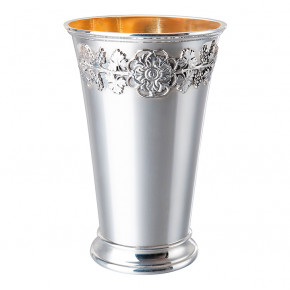Vine Vase 3.5 in D x 5.5 in H Silver