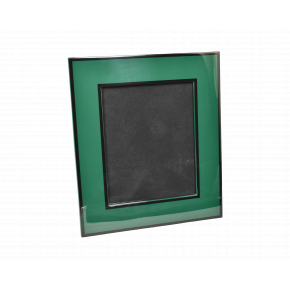 Lacquer Forest Green/Black Trim Picture Frame 8" x 10" (14.5" x 12.5" frame)