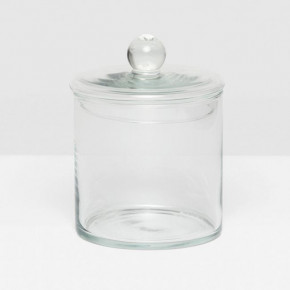 Darby Clear Large Canister Handblown Glass