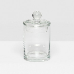 Darby Clear Small Canister Handblown Glass
