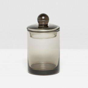 Darby Smoke Small Canister Handblown Glass