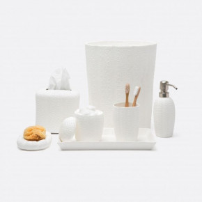 Hilo White Porcelain Sea Urchin Bath Accessories