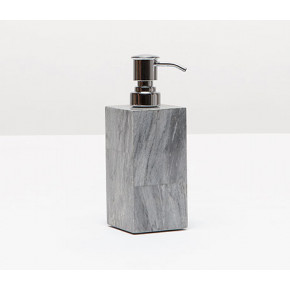 Milan Gray Soap Pump 2.5"L x 2.5"W x 7"H Romblon Stone