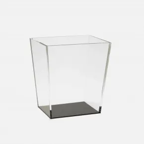 8L Acrylic Waste Bin in Grey