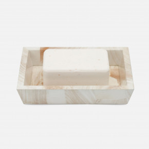 Palermo Ii Soap Dish Rectangular Tapered Faux Clamstone