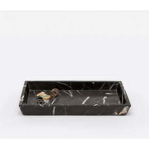 Rhodes Nero Med Tray Rectangular Tapered Marble
