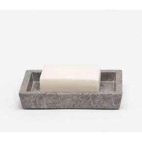 Veneto Gray Polished Soap Dish 6"L x 4"W x 1"H Marble