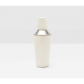 Browmley Natural White Cocktail Shaker Hair-On-Hide