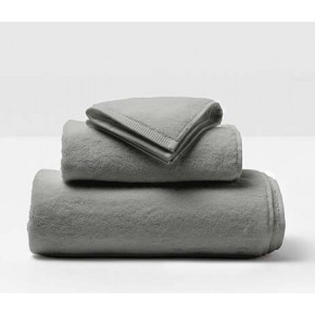 Geneva Gray Hand Towel 30"L x 20"W Cotton