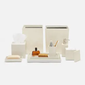 Charlotte White Bath Accessories
