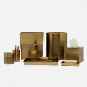 Hagen Antique Brass Bath Accessories