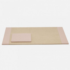 Asby Dusty Rose Full-Grain Leather Desk Accessories