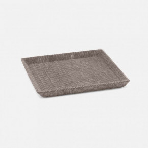 Dresden Light Gray Tray Square Small Cotton Jute Pack/2