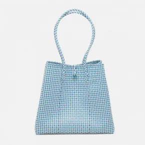 Izmir Blue/White Shopper Bag Recycled Plastic