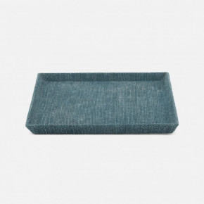 Dresden Teal Tray Square Large Cotton Jute Pack/2