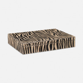 Lesten Baby Tiger Hair-On-Hide Card Box X-Large 10.5"L X 8"W X 1.5"H, Pack of 2