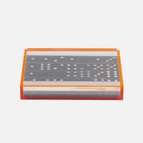 Soma Clear/Tangerine Domino Box Set Standard Acrylic