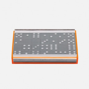 Soma Clear/Tangerine Domino Box Set Oversized Acrylic