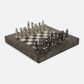 Windsor Ash Gray Chess Game Set Mappa Burl