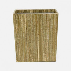 Sumter Olive Wastebasket Rectangular Tapered Hemp