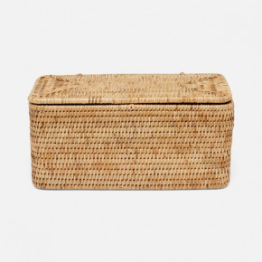 Camden Natural Double Toilet Paper Holder Woven Rattan