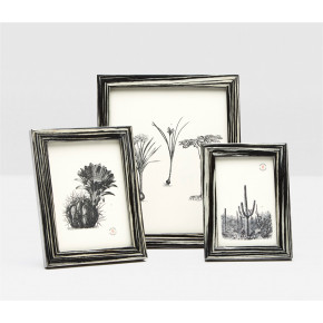 Steinfeld Black/White Lacquered Wood Veneer Picture Frames