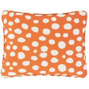 Spot On Orange Indoor/Outdoor Decorative Pillow 16" Lumbar