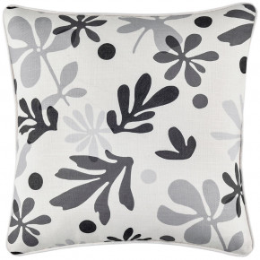 Henri Grey Indoor/Outdoor Decorative Pillow 20" Square