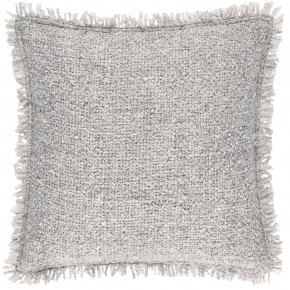 Boucle Grey Indoor/Outdoor Decorative Pillow 20" Square