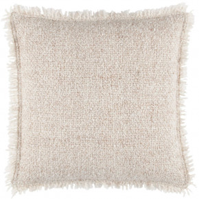 Boucle Natural Indoor/Outdoor Decorative Pillow 20" Square