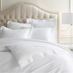 Lia White Pillow Sham King 20" x 36"