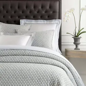 Lodi Blue Matelasse Bedding