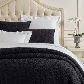 Lodi Black Matelasse Bedding