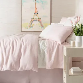 Lush Linen Slipper Pink Bedding