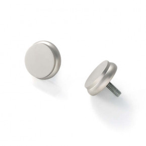 End Cap Satin Nickel Finials One Size