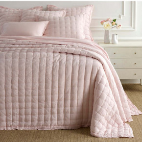 Lush Linen Slipper Pink Puff Bedding
