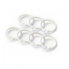 Curtain Loop White Ring One Size