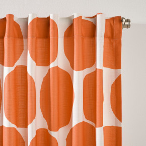 On The Spot Orange Indoor/Outdoor Curtain Panel 48" x 120"