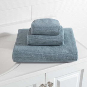 Blythe Pewter Blue Bath Towels by Marie Flanigan