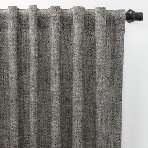 Greylock Black Indoor/Outdoor Curtain Panel