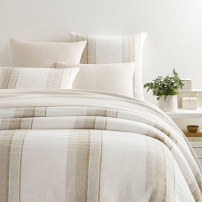 Napa Stripe Linen Natural Bedding